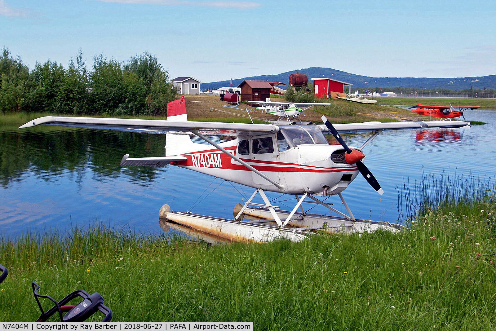N7404M, 1958 Cessna 175 Skylark C/N 55704, N7404M   Cessna 175 Skylark [55704] Fairbanks Int'l~N 27/06/2018