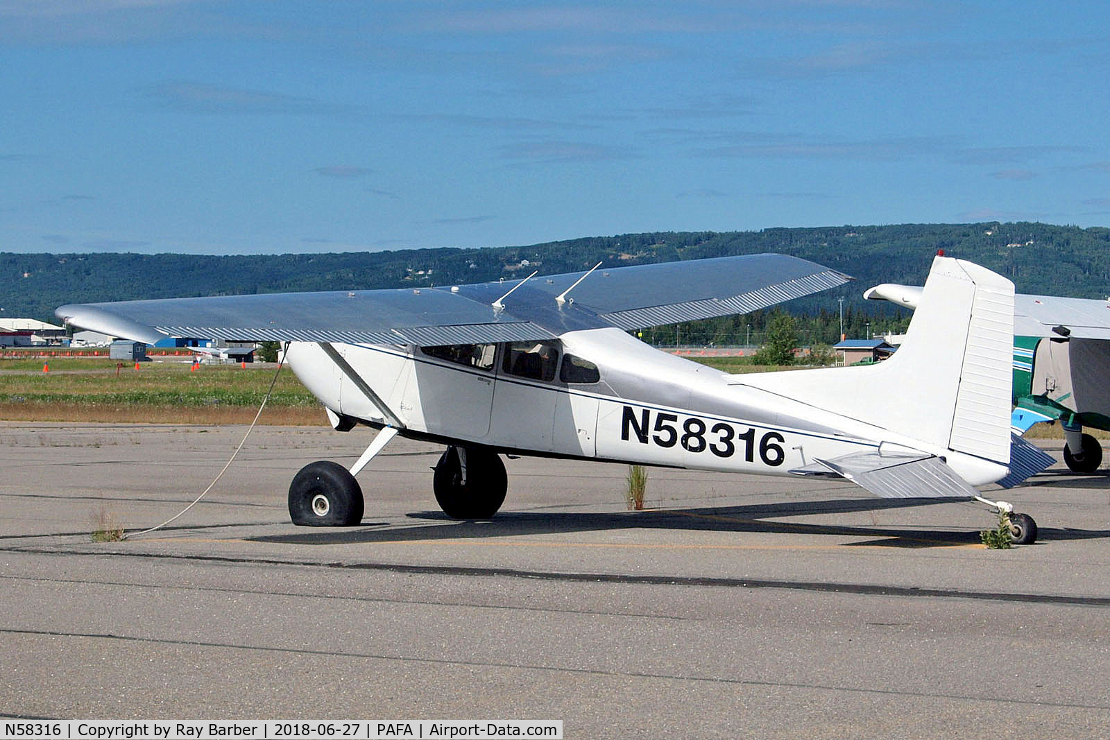 N58316, 1977 Cessna A185F Skywagon 185 C/N 18503284, N58316   Cessna A.185F Skywagon 185 [185-03284] Fairbanks Int'l~N 27/06/2018