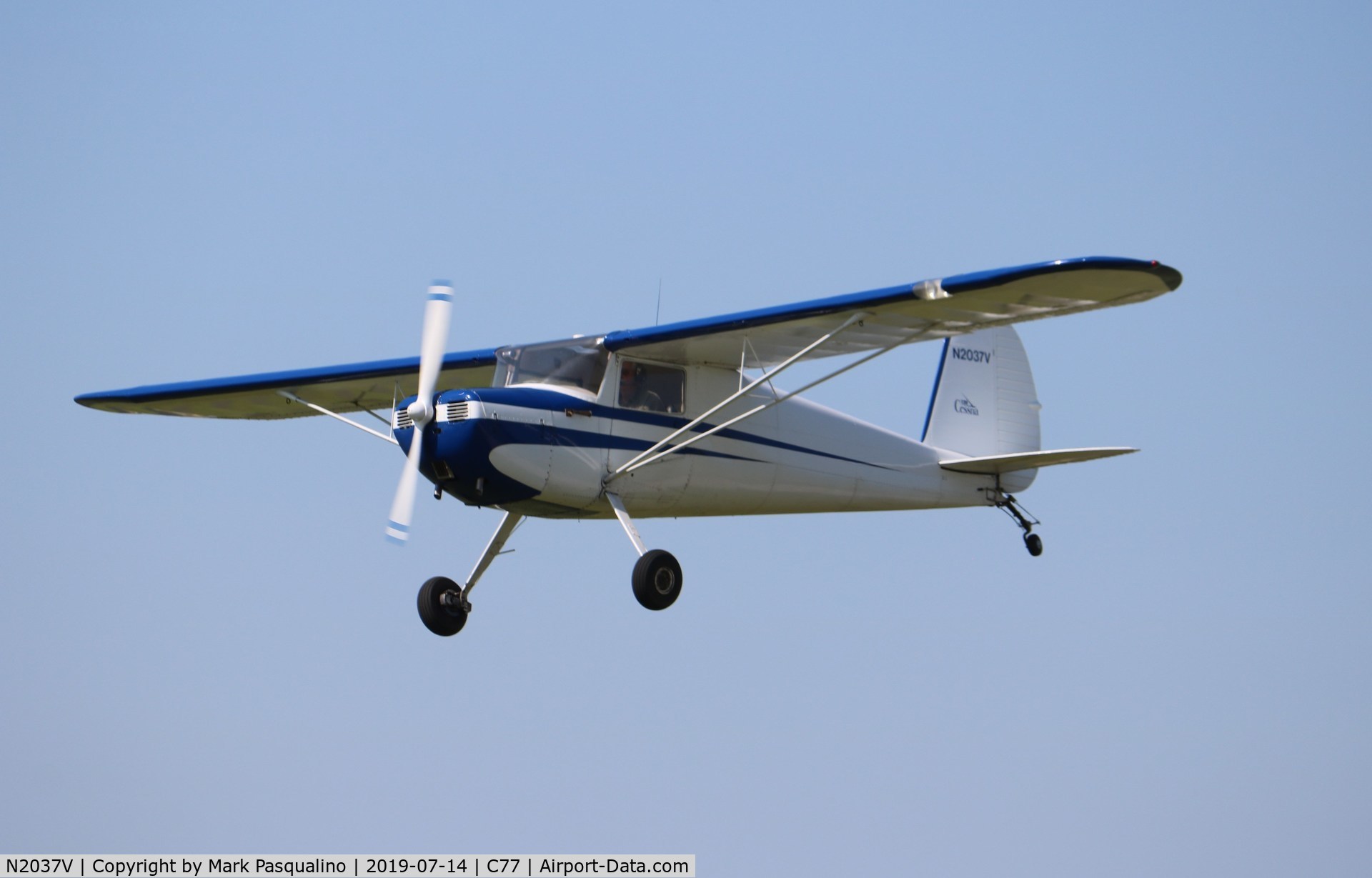 N2037V, 1947 Cessna 120 C/N 14250, Cessna 120