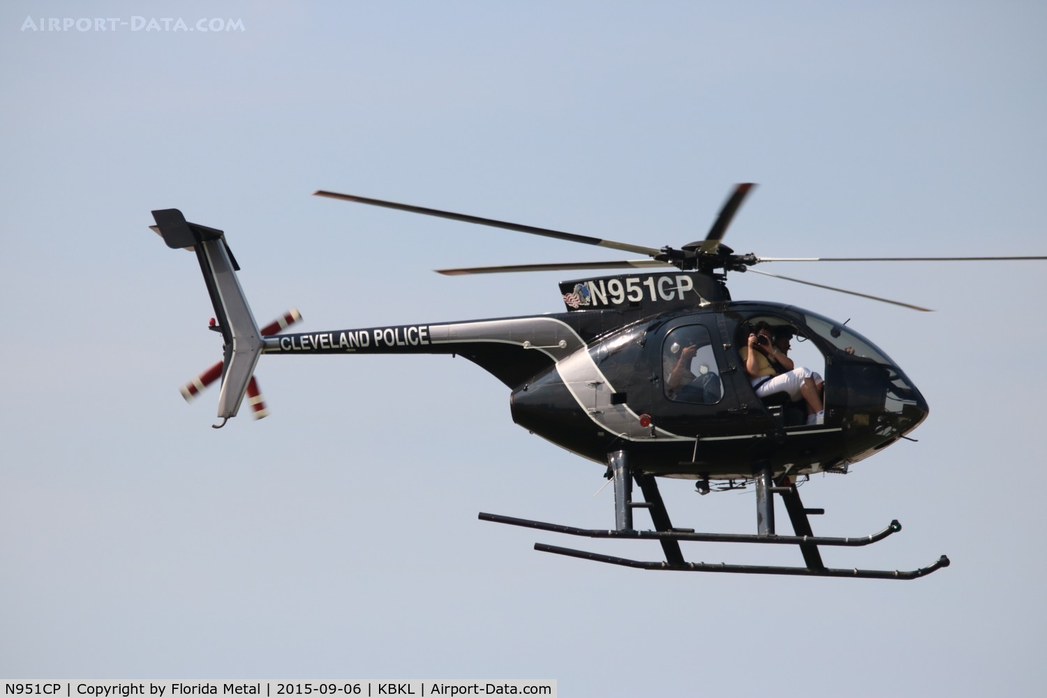 N951CP, 2000 MD Helicopters 369E C/N 0549E, Cleveland Airshow 2015