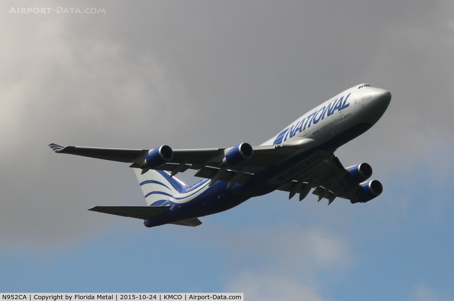 N952CA, 1991 Boeing 747-428M(BCF) C/N 25238, MCO spotting 2015