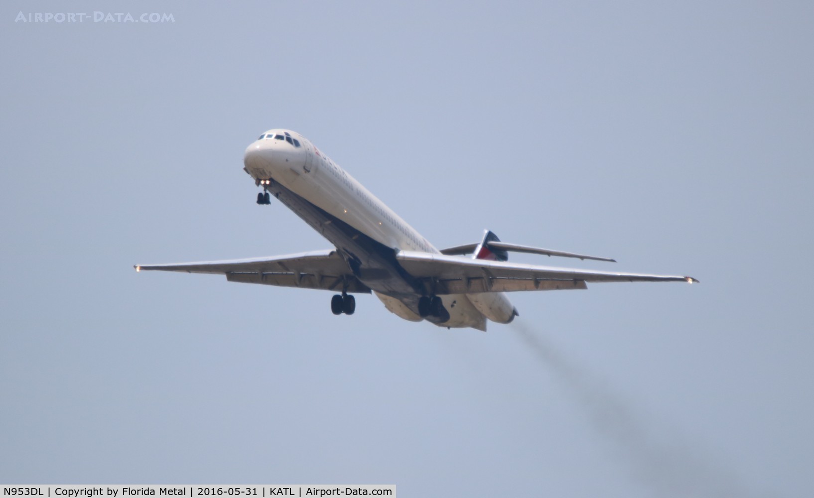 N953DL, 1990 McDonnell Douglas MD-88 C/N 49884, ATL spotting 2016