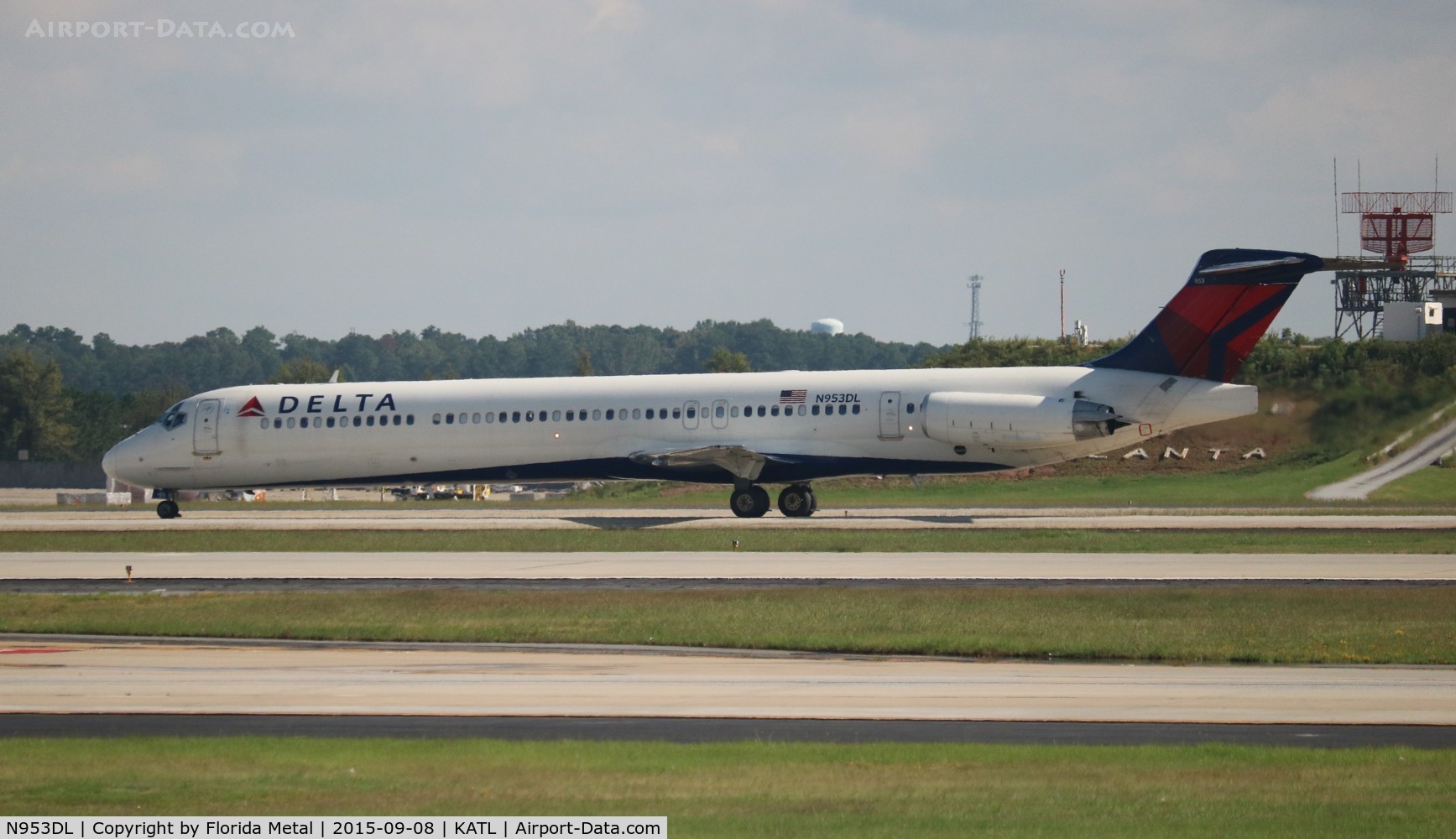 N953DL, 1990 McDonnell Douglas MD-88 C/N 49884, ATL spotting 2015