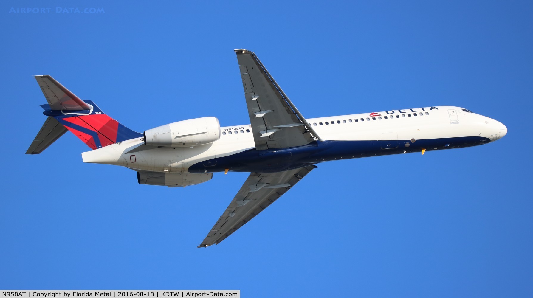 N958AT, 2001 Boeing 717-200 C/N 55020, DTW spotting 2016