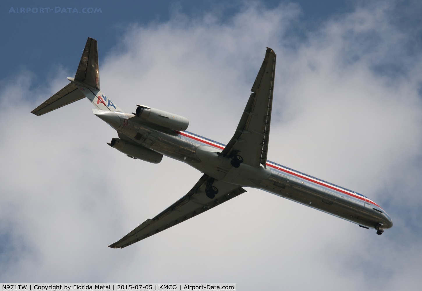 N971TW, 1999 McDonnell Douglas MD-83 (DC-9-83) C/N 53621, MCO spotting 2015