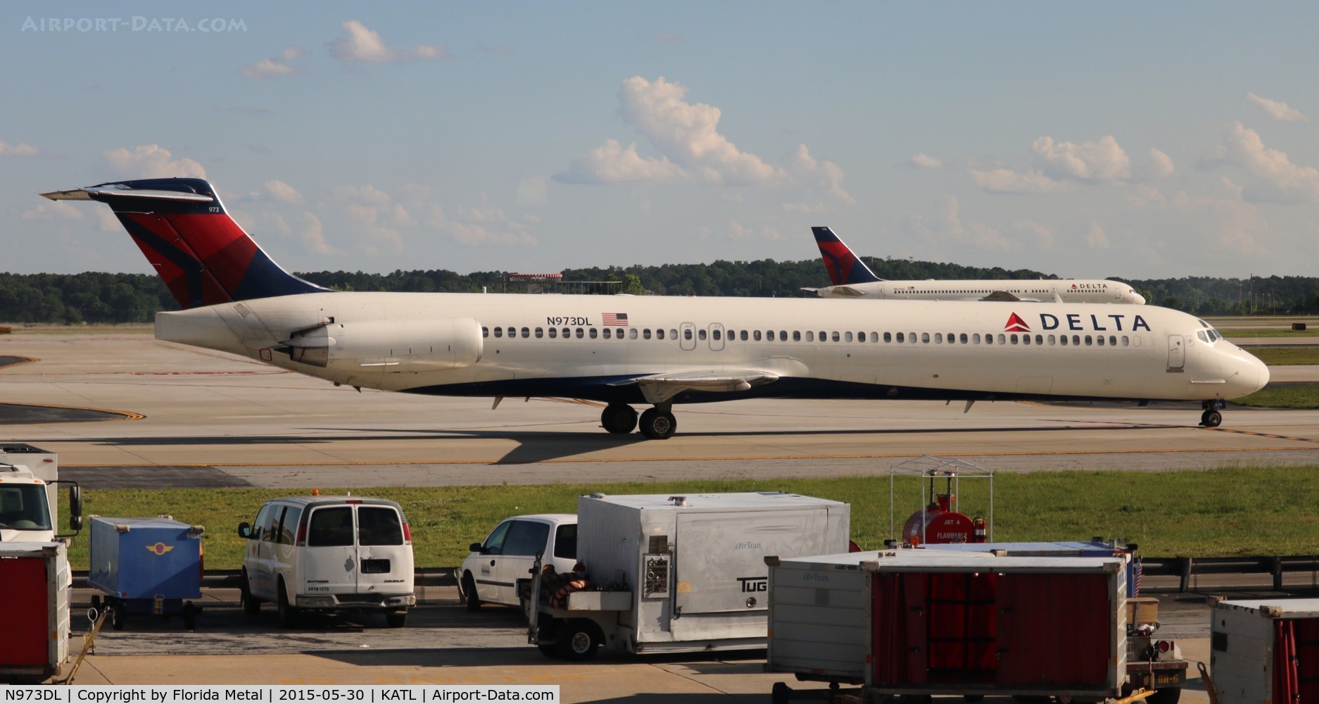 N973DL, 1991 McDonnell Douglas MD-88 C/N 53241, ATL spotting 2015