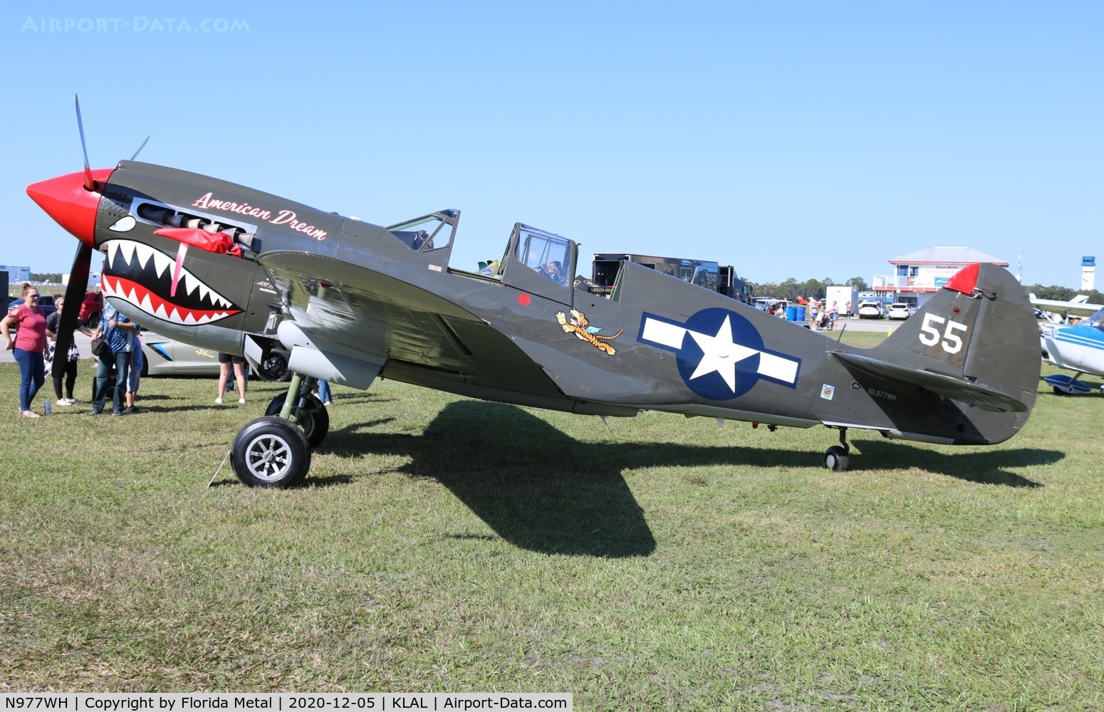 N977WH, 1942 Curtiss P-40N C/N 42-10497, Sun N Fun 2020