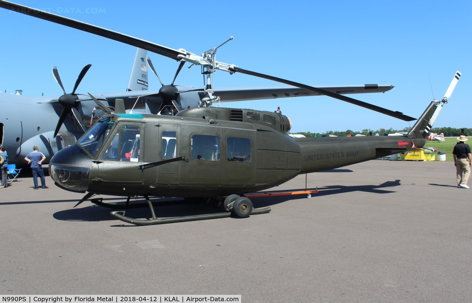 N990PS, 1966 Bell UH-1H C/N 66-16203, SNF LAL 2018