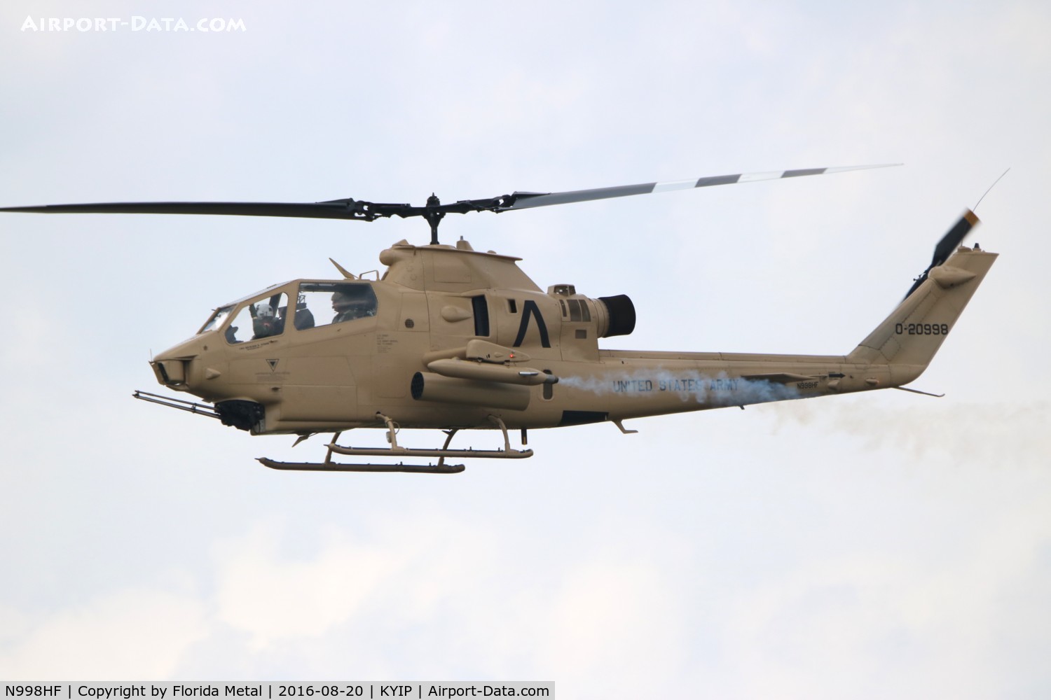 N998HF, 1971 Bell AH-1F Cobra C/N 71-20998, TOM YIP 2016