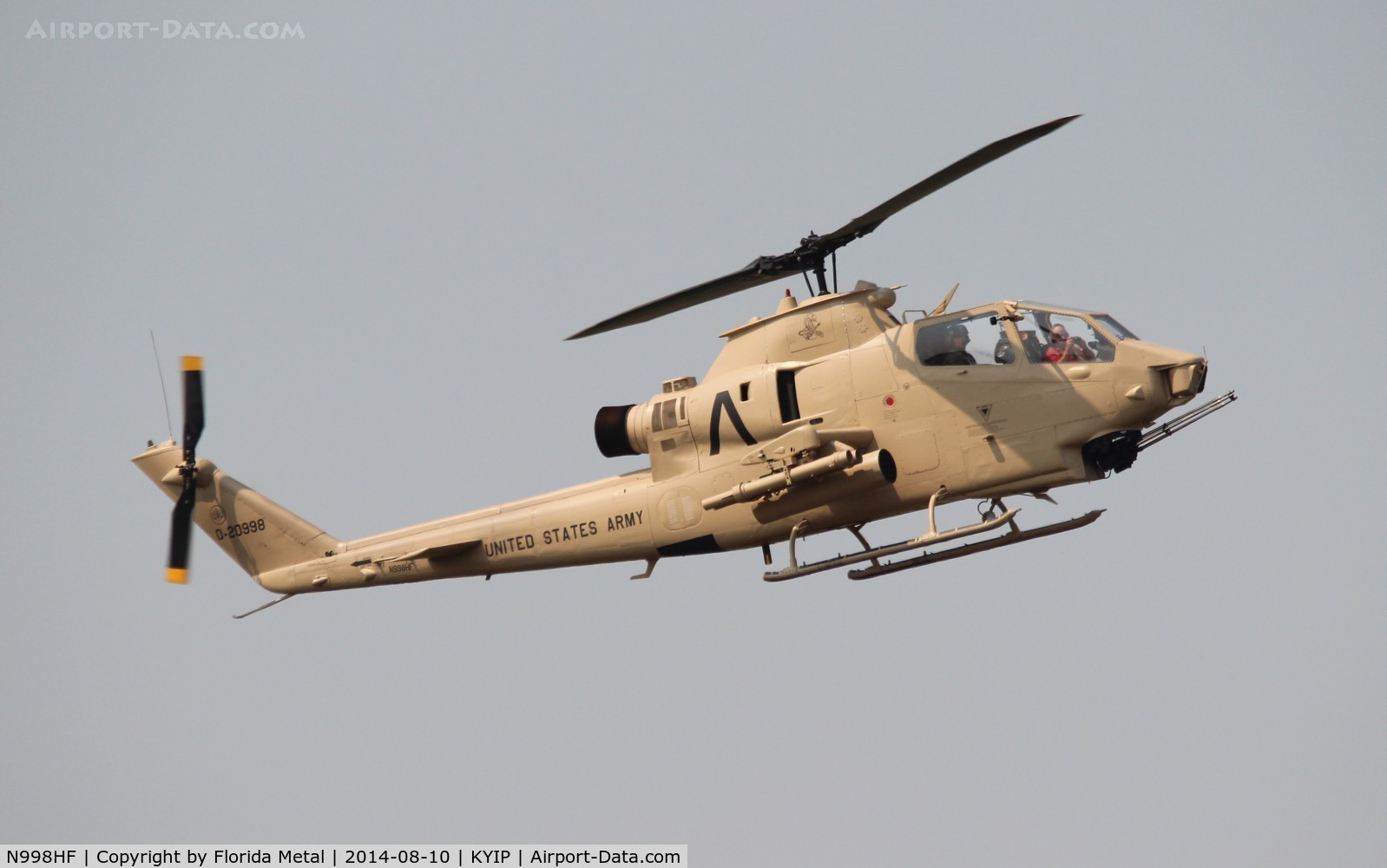 N998HF, 1971 Bell AH-1F Cobra C/N 71-20998, TOM YIP 2014