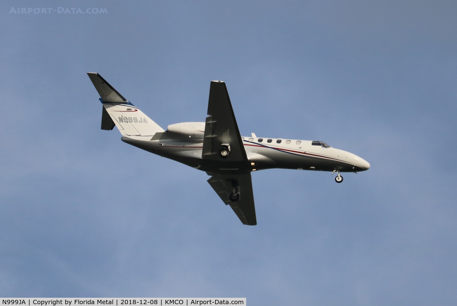 N999JA, 2007 Cessna 525B CitationJet CJ3 C/N 525B-0145, MCO spotting 2018