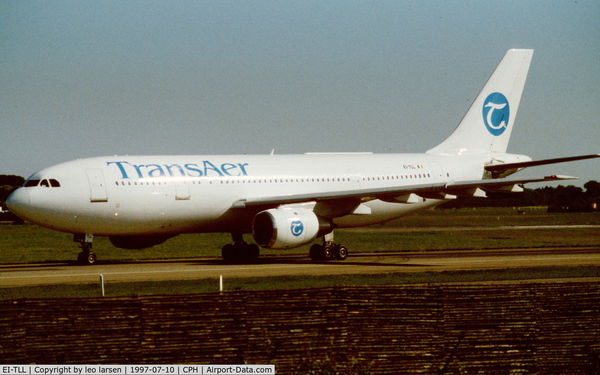 EI-TLL, 1981 Airbus A300B4-203 C/N 158, Copenhagen 10.7.1997
