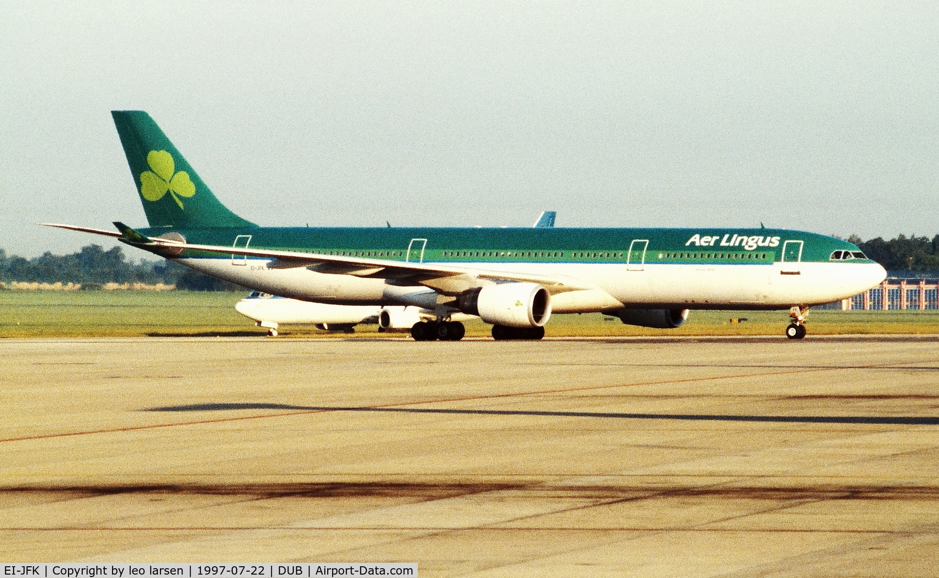 EI-JFK, 1995 Airbus A330-301 C/N 086, Dublin 22.7.1997