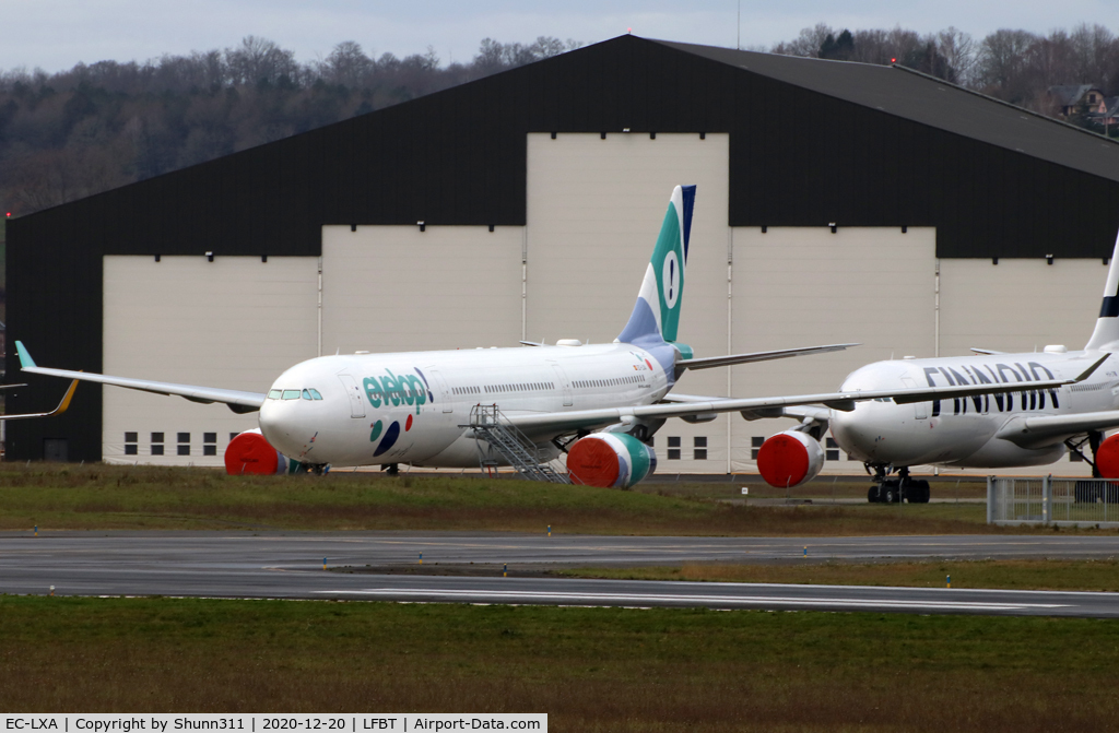 EC-LXA, 2005 Airbus A330-343X C/N 670, Parked...