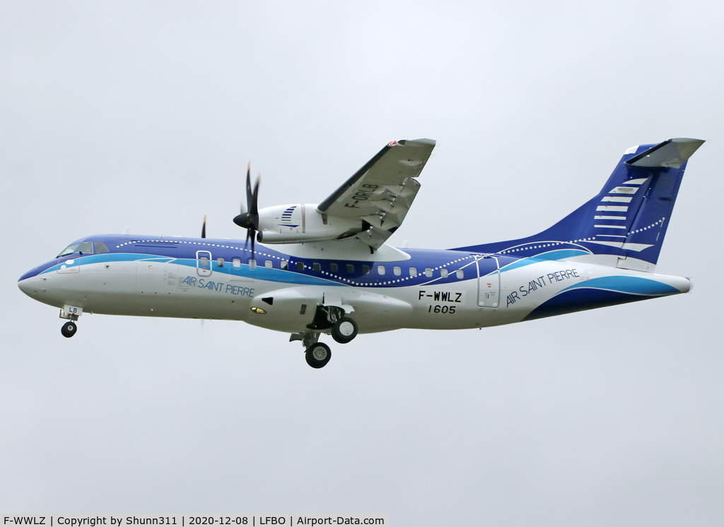 F-WWLZ, 2020 ATR 42-600 C/N 1605, C/n 1605 - To be F-ORLB