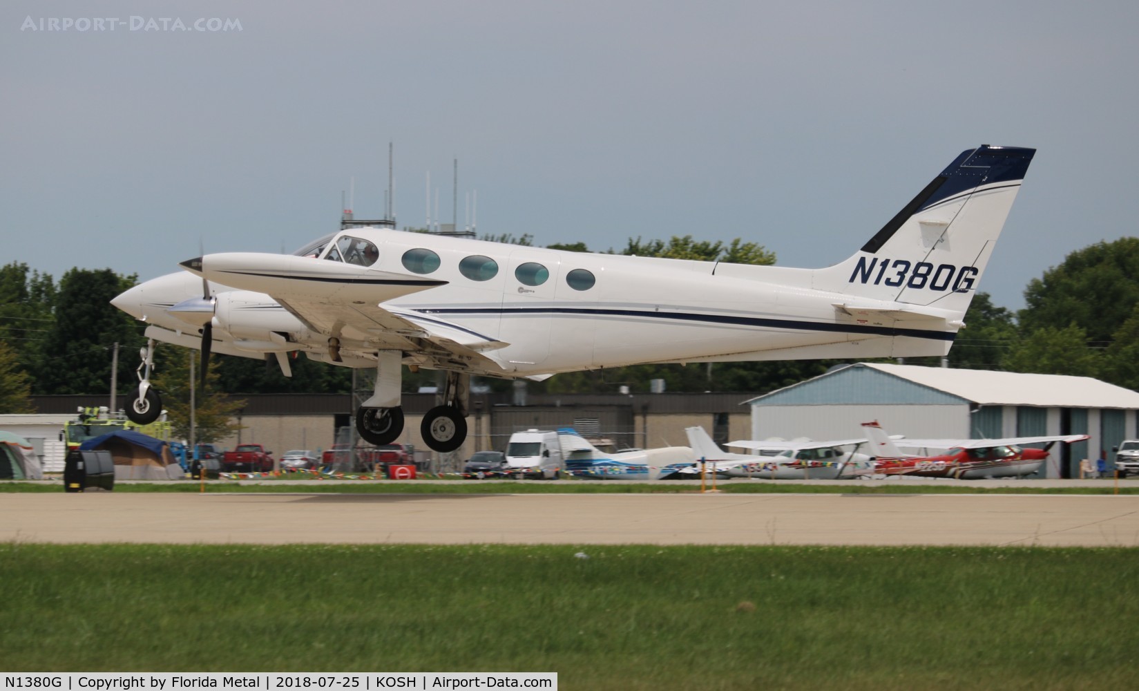N1380G, 1976 Cessna 340A C/N 340A0079, EAA OSH 2018