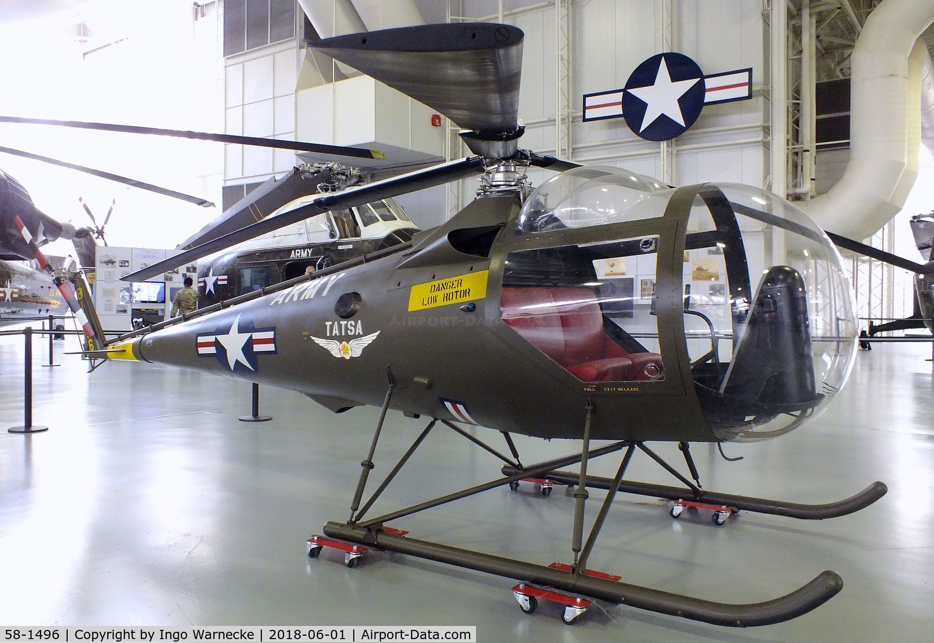 58-1496, Brantly YHO-3 C/N 63, Brantly YHO-3BR at the US Army Aviation Museum, Ft. Rucker