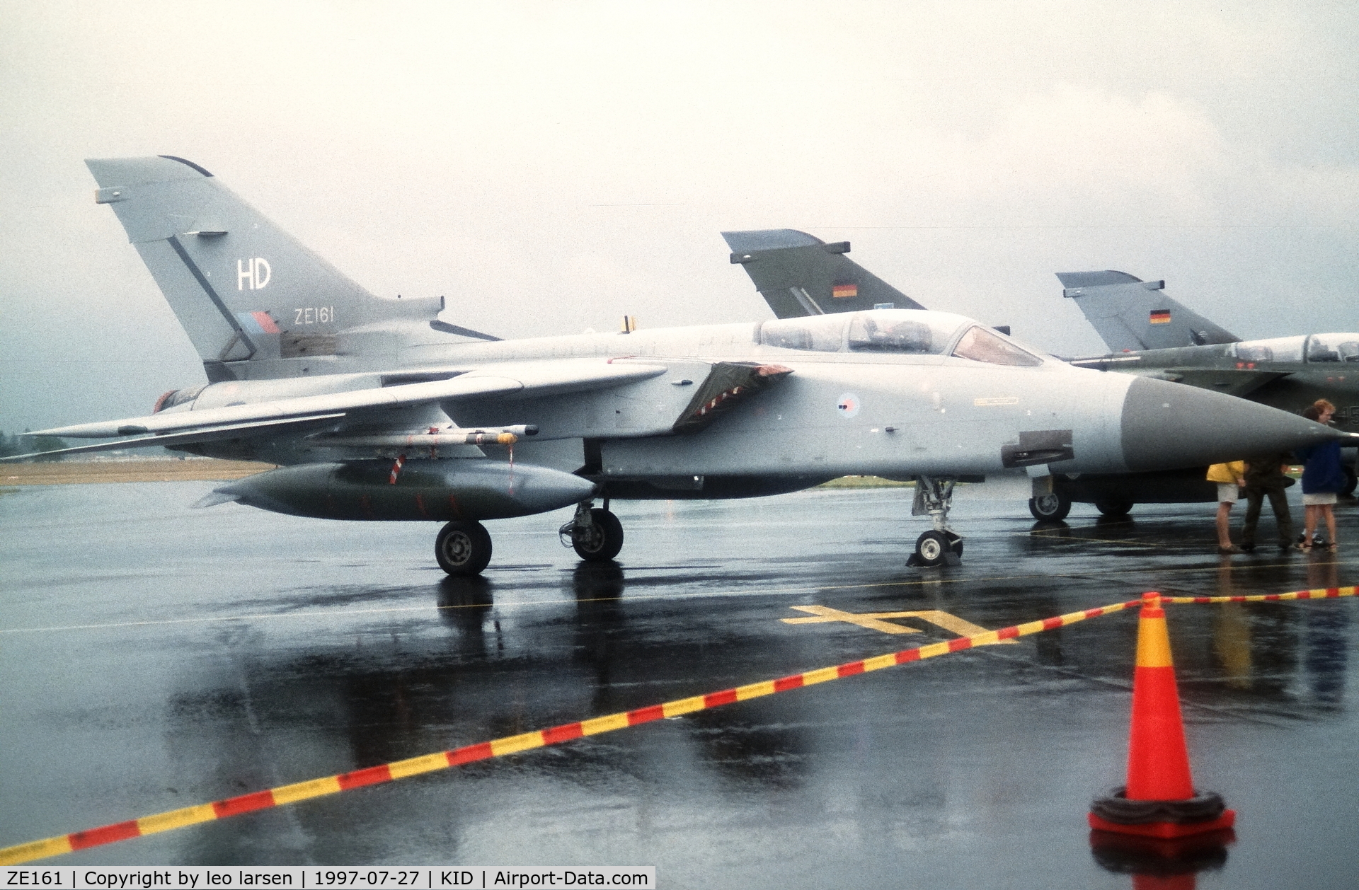 ZE161, 1986 Panavia Tornado F.3 C/N 519/AS015/3234, Kristianstad 27.7.1997