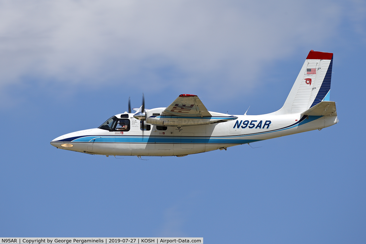 N95AR, 1962 Aero Commander 500-A C/N 500A-1270-93, Oshkosh 2019.