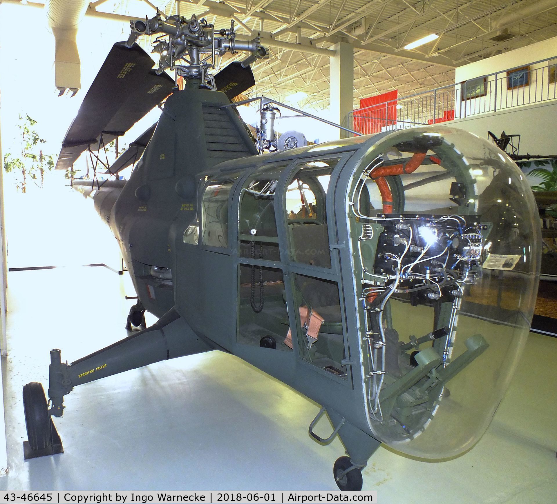 43-46645, 1944 Sikorsky R-5D Dragonfly C/N 188, Sikorsky R-5D Dragonfly at the US Army Aviation Museum, Ft. Rucker