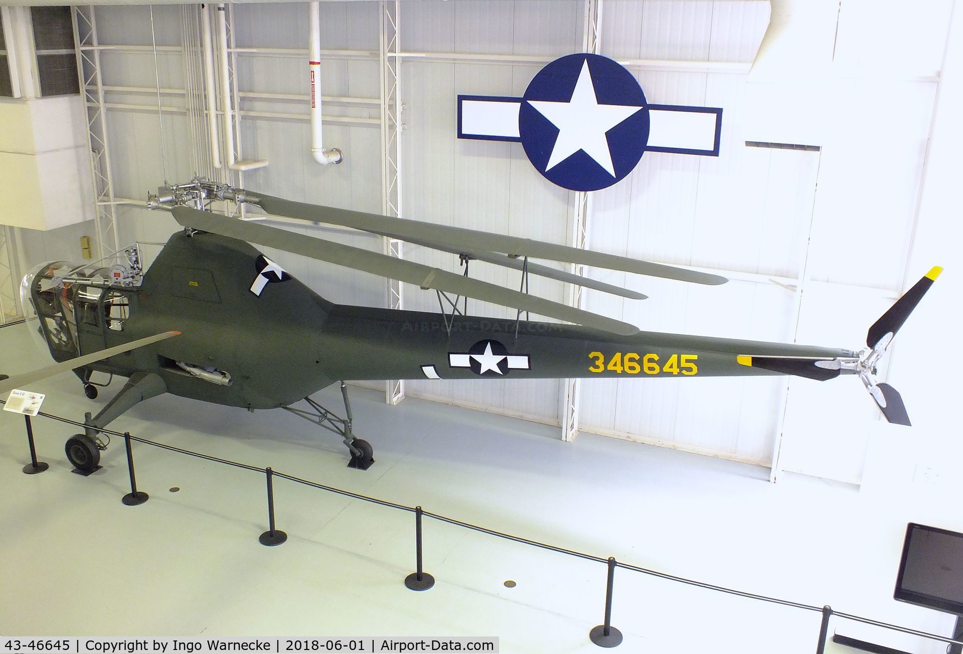 43-46645, 1944 Sikorsky R-5D Dragonfly C/N 188, Sikorsky R-5D Dragonfly at the US Army Aviation Museum, Ft. Rucker