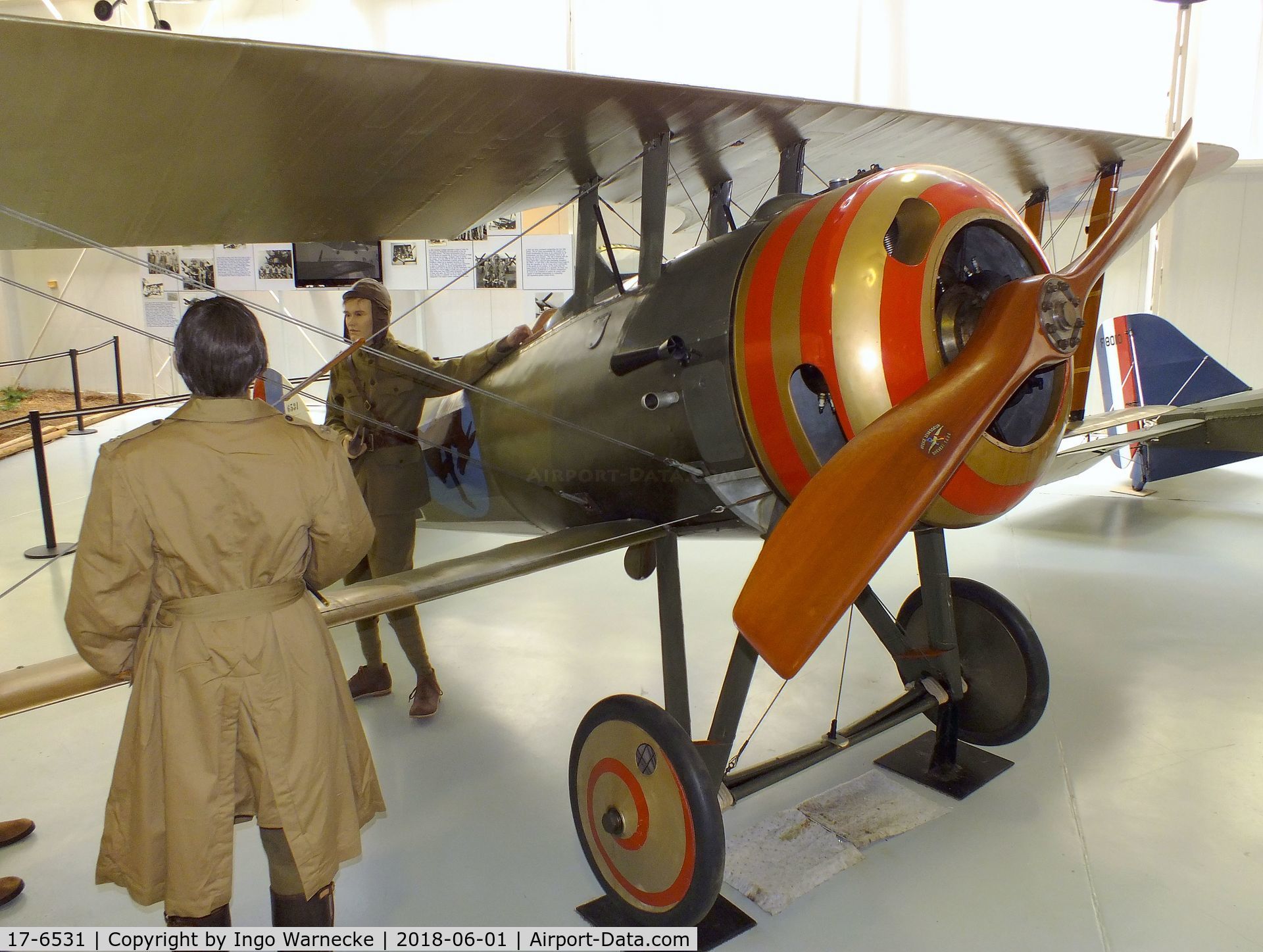 17-6531, 1918 Nieuport 28 C.1 C/N 6531, Nieuport 28 C.1 at the US Army Aviation Museum, Ft. Rucker