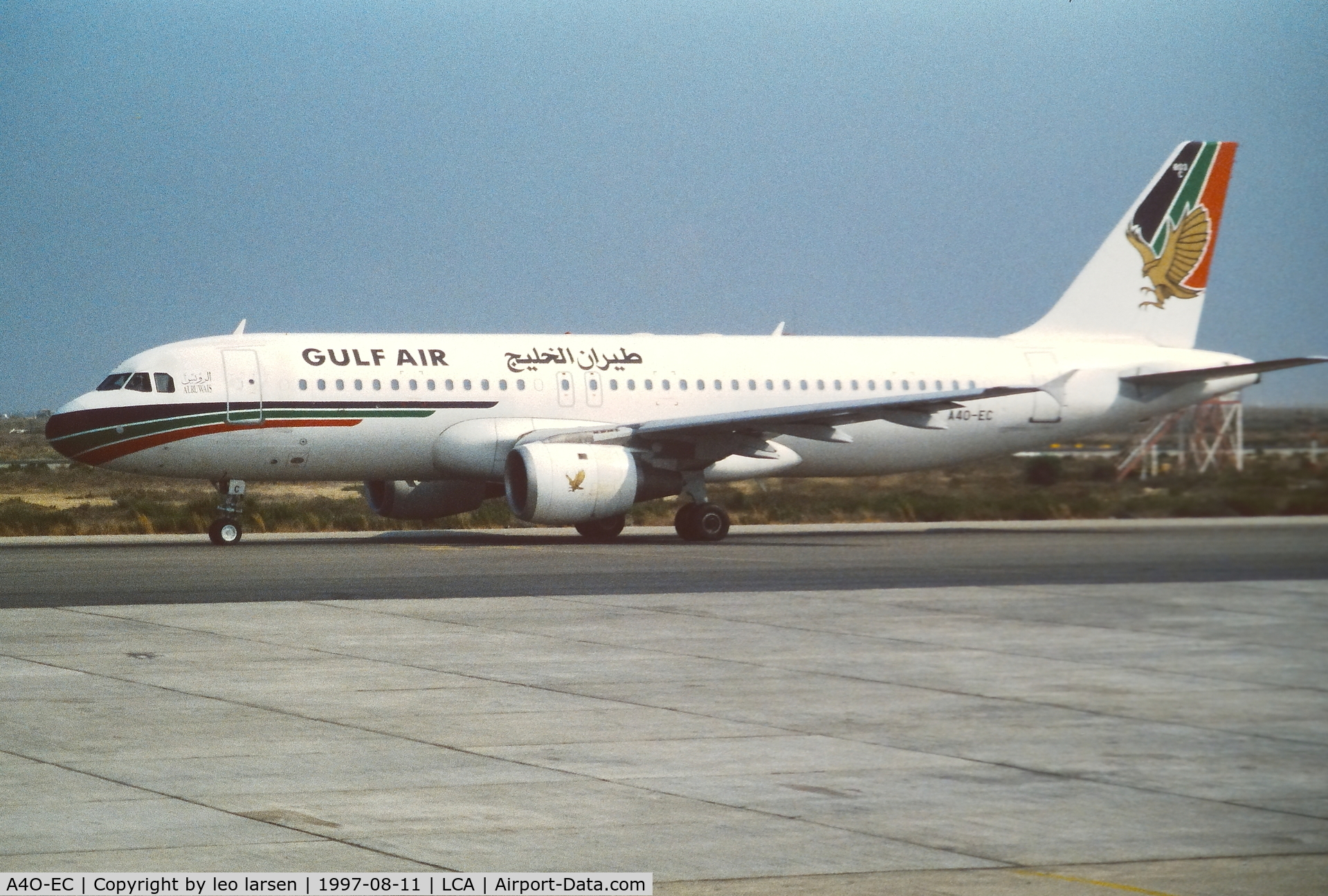 A4O-EC, 1992 Airbus A320-212 C/N 345, Larnaca 11.8.1997