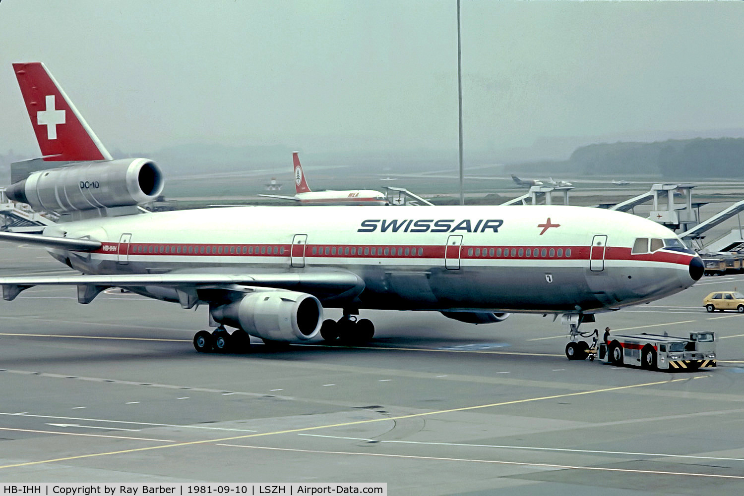 HB-IHH, 1975 McDonnell Douglas DC-10-30 C/N 46582, HB-IHH  McDonnell Douglas DC-10-30 [46582] (Swissair) Zurich~HB 10/09/1981