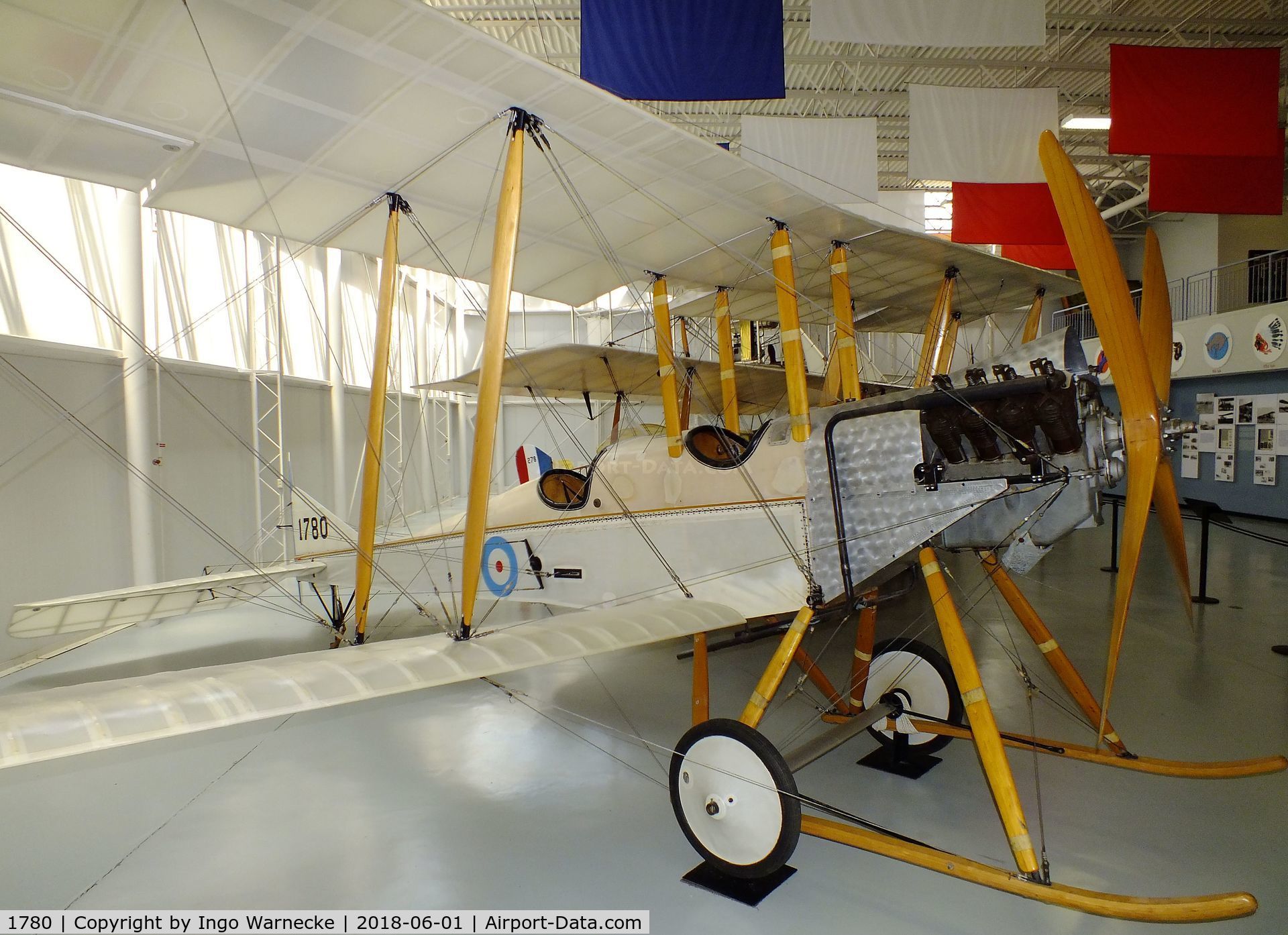 1780, 1916 Royal Aircraft Factory B.E.2c C/N Not found 1780, Royal Aircraft Factory B.E.2C at the US Army Aviation Museum, Ft. Rucker