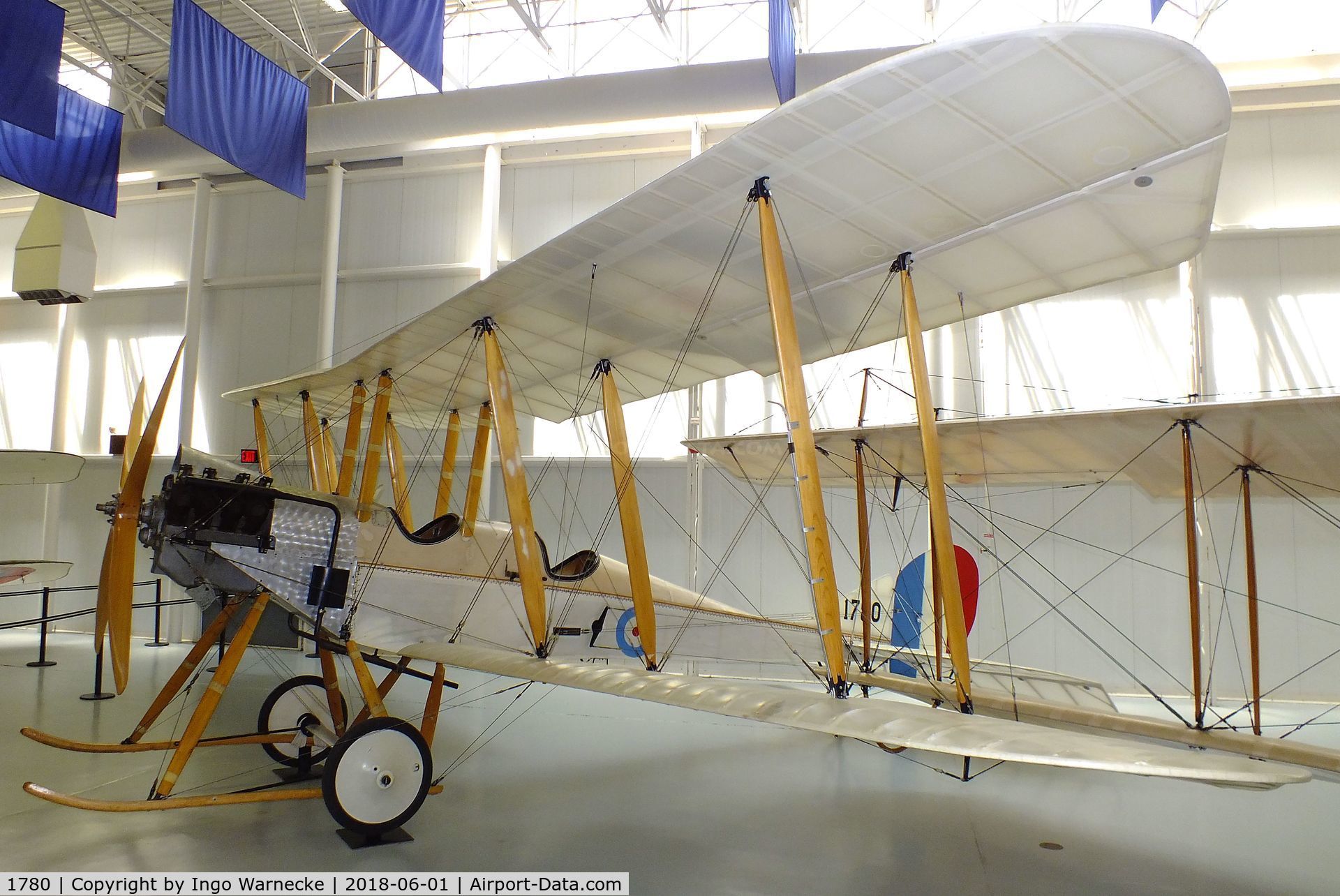 1780, 1916 Royal Aircraft Factory B.E.2c C/N Not found 1780, Royal Aircraft Factory B.E.2C at the US Army Aviation Museum, Ft. Rucker