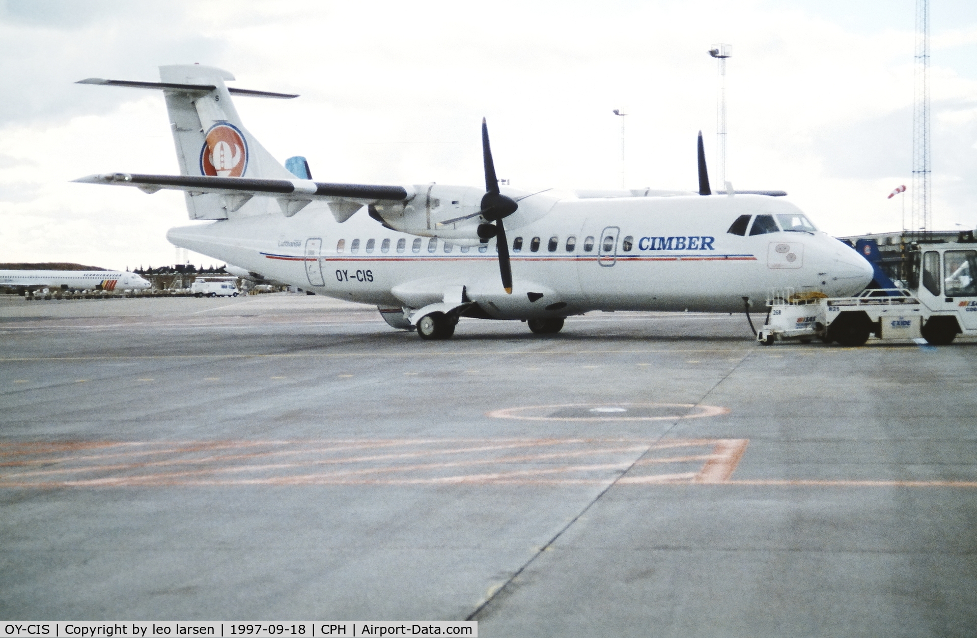 OY-CIS, 1989 ATR 42-300 C/N 161, Copenhagen18.9.1997