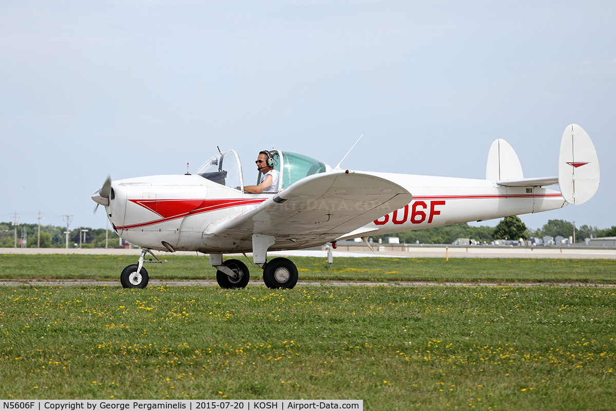 N5606F, 1966 Alon A2 Aircoupe C/N A-206, Oshkosh 2015.