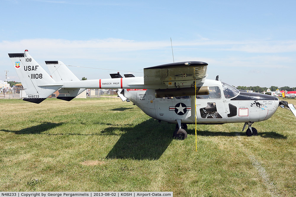 N48233, 1968 Cessna M337B (O-2A) Super Skymaster C/N 337M-0294, Oshkosh 2013.