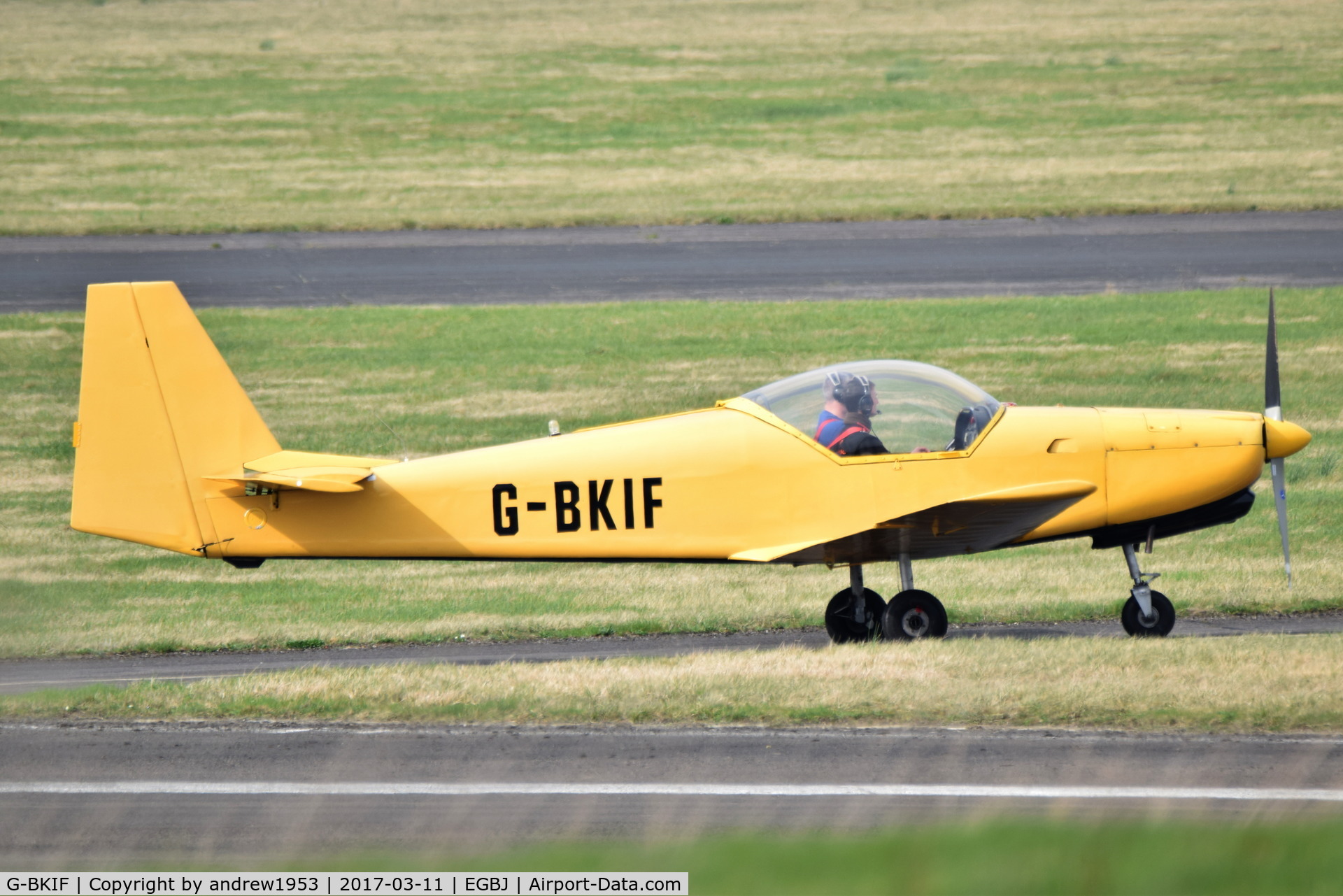 G-BKIF, 1976 Fournier RF-6B-100 C/N 3, G-BKIF at Gloucestershire Airport.