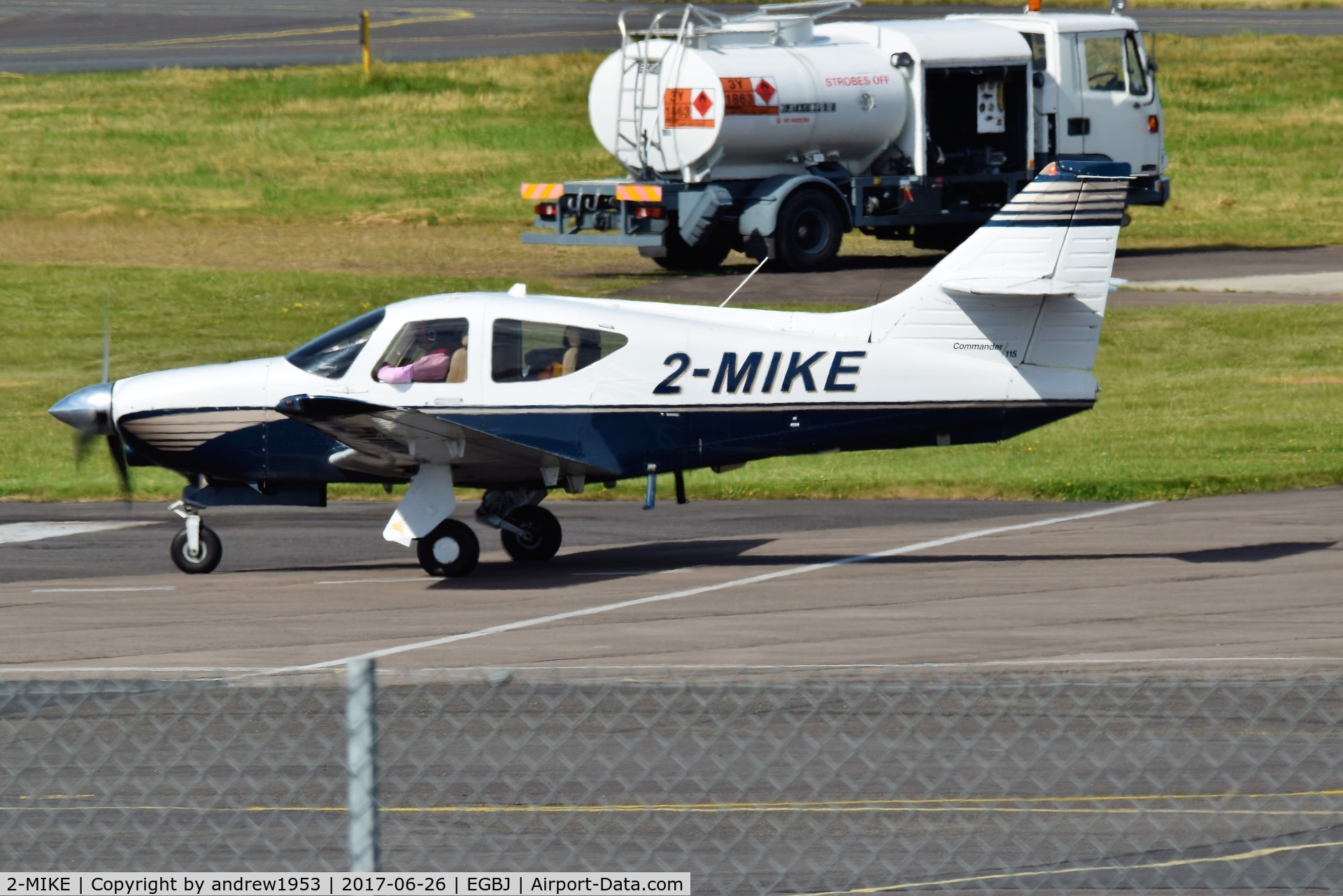 2-MIKE, 2000 Rockwell Commander 114B C/N 14676, 2-MIKE at Gloucestershire Airport.