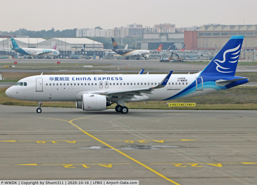 F-WWDK, 2020 Airbus A320-271N C/N 10209, C/n 10209 - To be B-320V