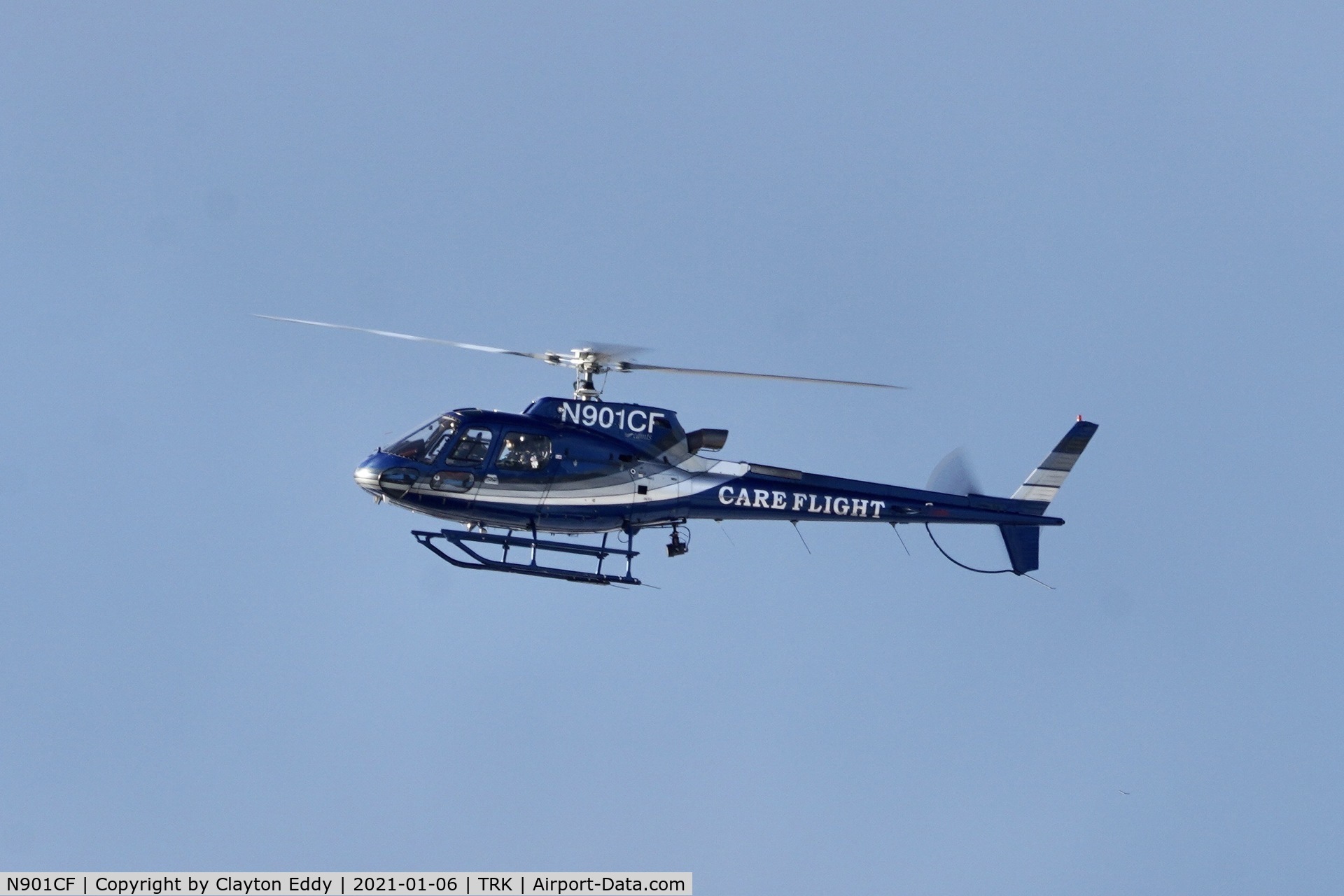 N901CF, 2006 Eurocopter AS-350B-3 Ecureuil Ecureuil C/N 4160, Truckee Airport California 2021.