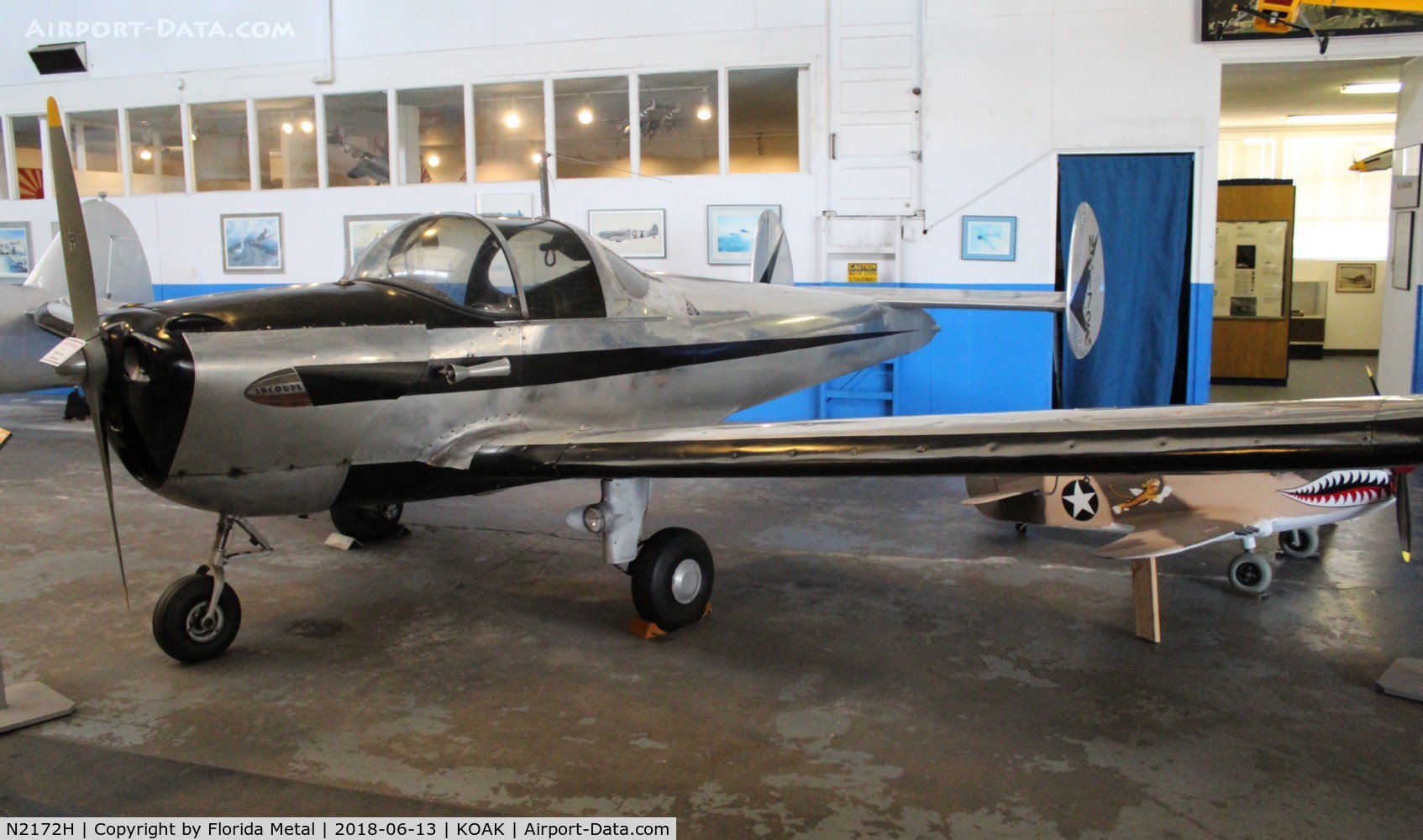 N2172H, 1994 Erco 415C Ercoupe C/N 2795, Oakland Museum 2018