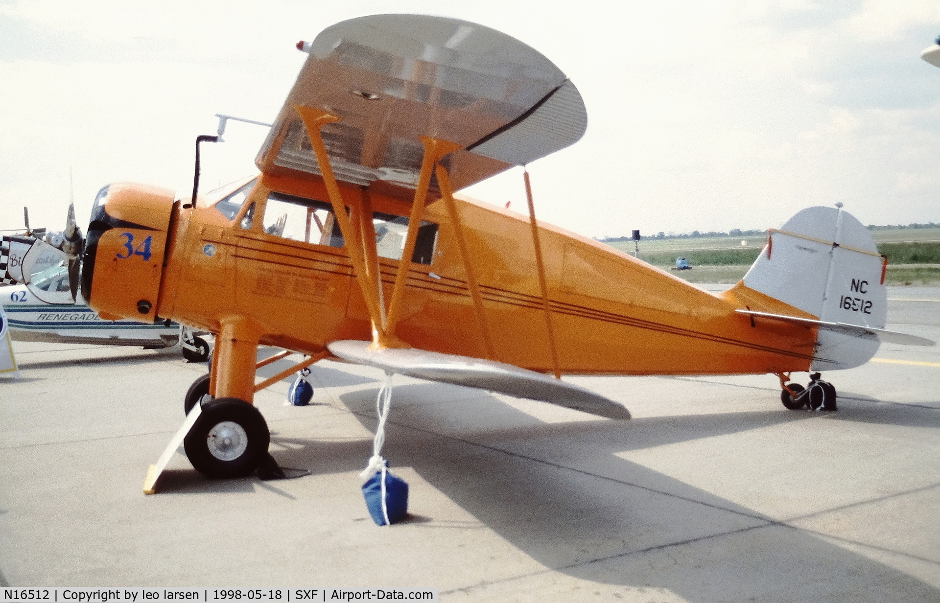 N16512, 1936 Waco YKS-6 C/N 4504, Berlin Air Show 18.5.1998