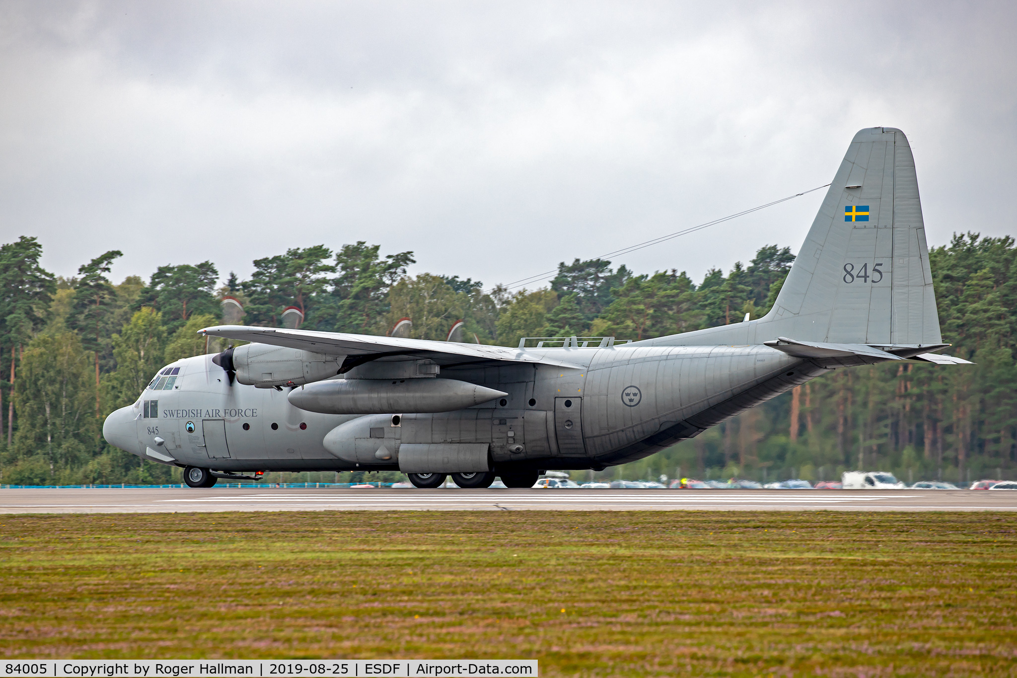 84005, Lockheed C-130H Hercules C/N 382-4884, A picture taken at the Swedish Air Force Day at F17 Kallinge Air Base, Ronneby 2017