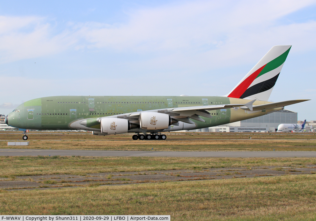 F-WWAV, 2020 Airbus A380-842 C/N 0268, C/n 268 - For Emirates as A6-EVO
