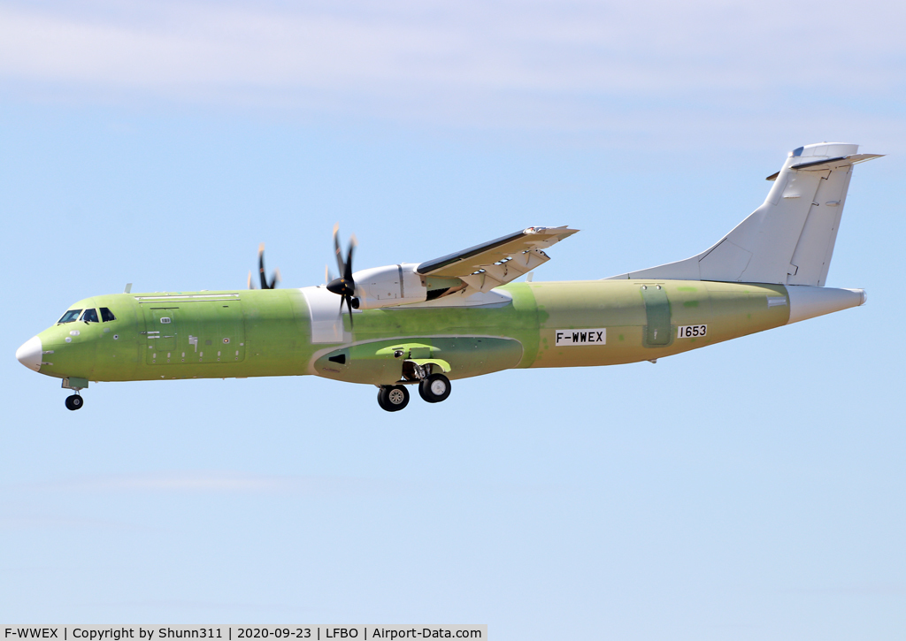 F-WWEX, 2020 ATR 72-600F C/N 1653, C/n 1653 - First ATR72-600 Cargo... For ASL Airlines Ireland in Fedex c/s
