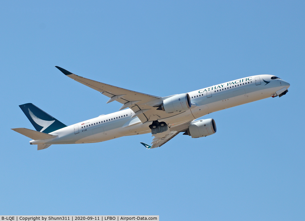 B-LQE, 2020 Airbus A350-941 C/N 0401, Delivery day...