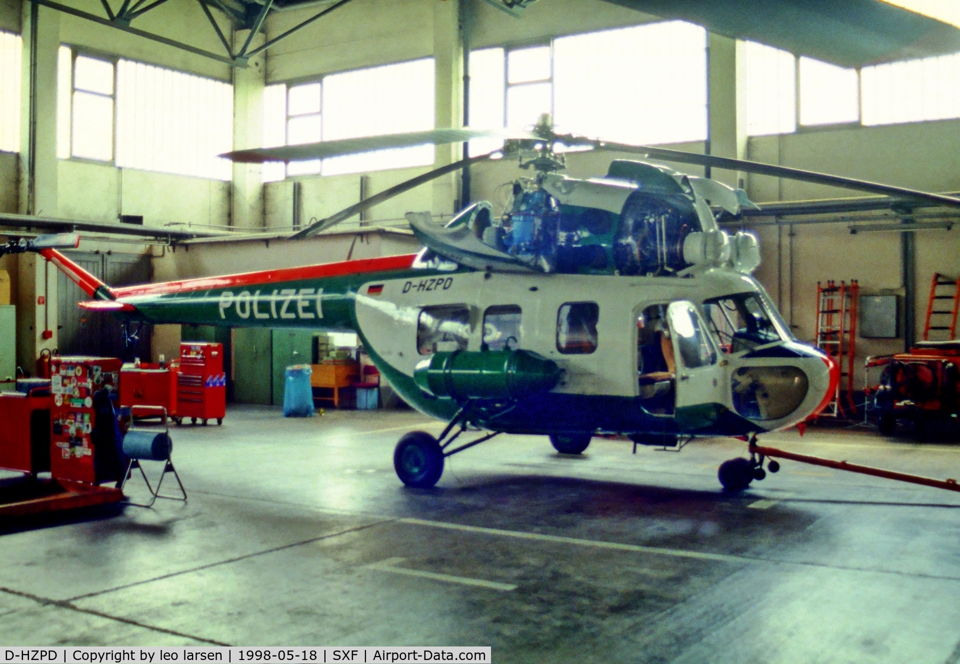 D-HZPD, 1985 WSK Swidnik Mi-2 C/N 538840114, Berlin Air Show 18.5.1998