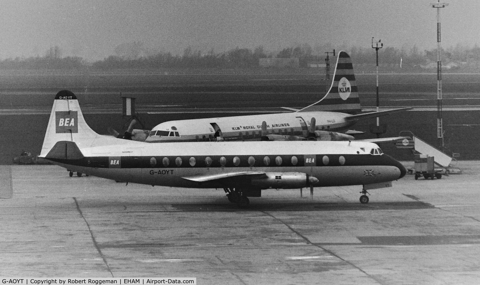 G-AOYT, 1957 Vickers Viscount 806 C/N 268, 1965.BEA.
