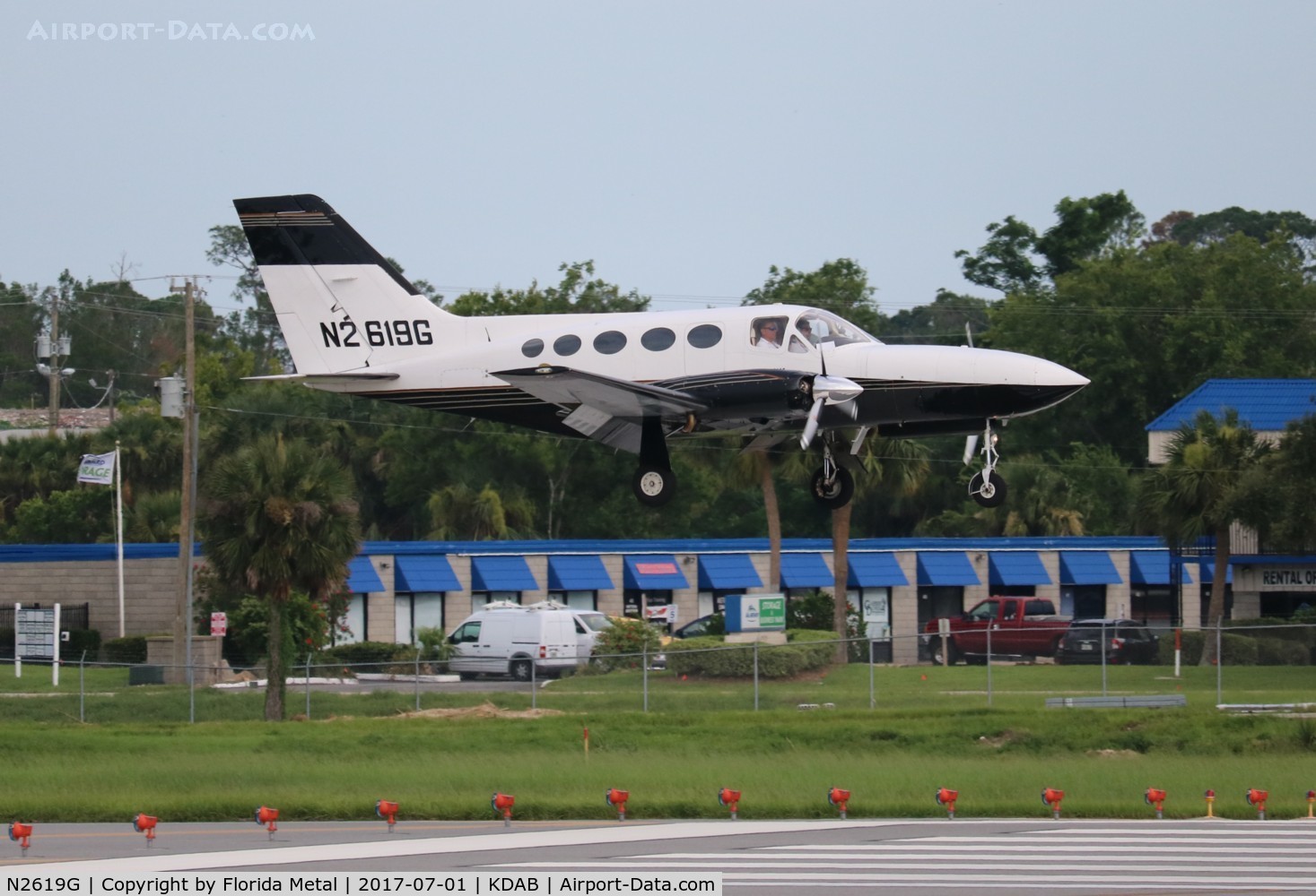 N2619G, Cessna 414A Chancellor C/N 414A0290, DAB spotting 2017