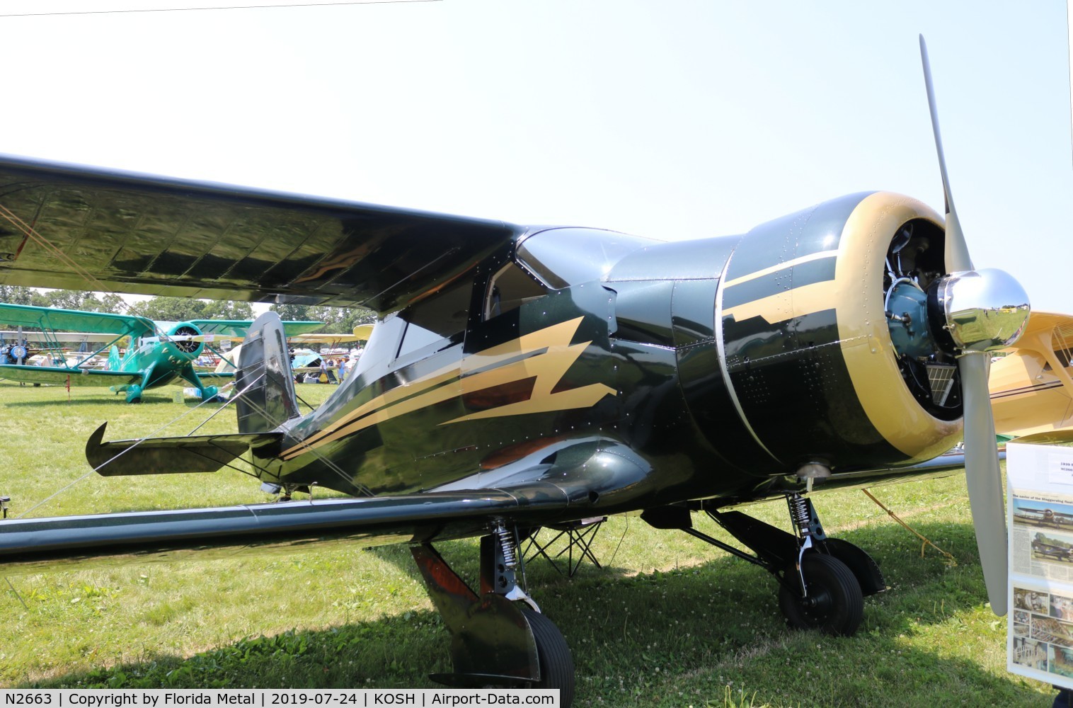 N2663, 1939 Beech F17D Staggerwing C/N 330, EAA OSH 2019