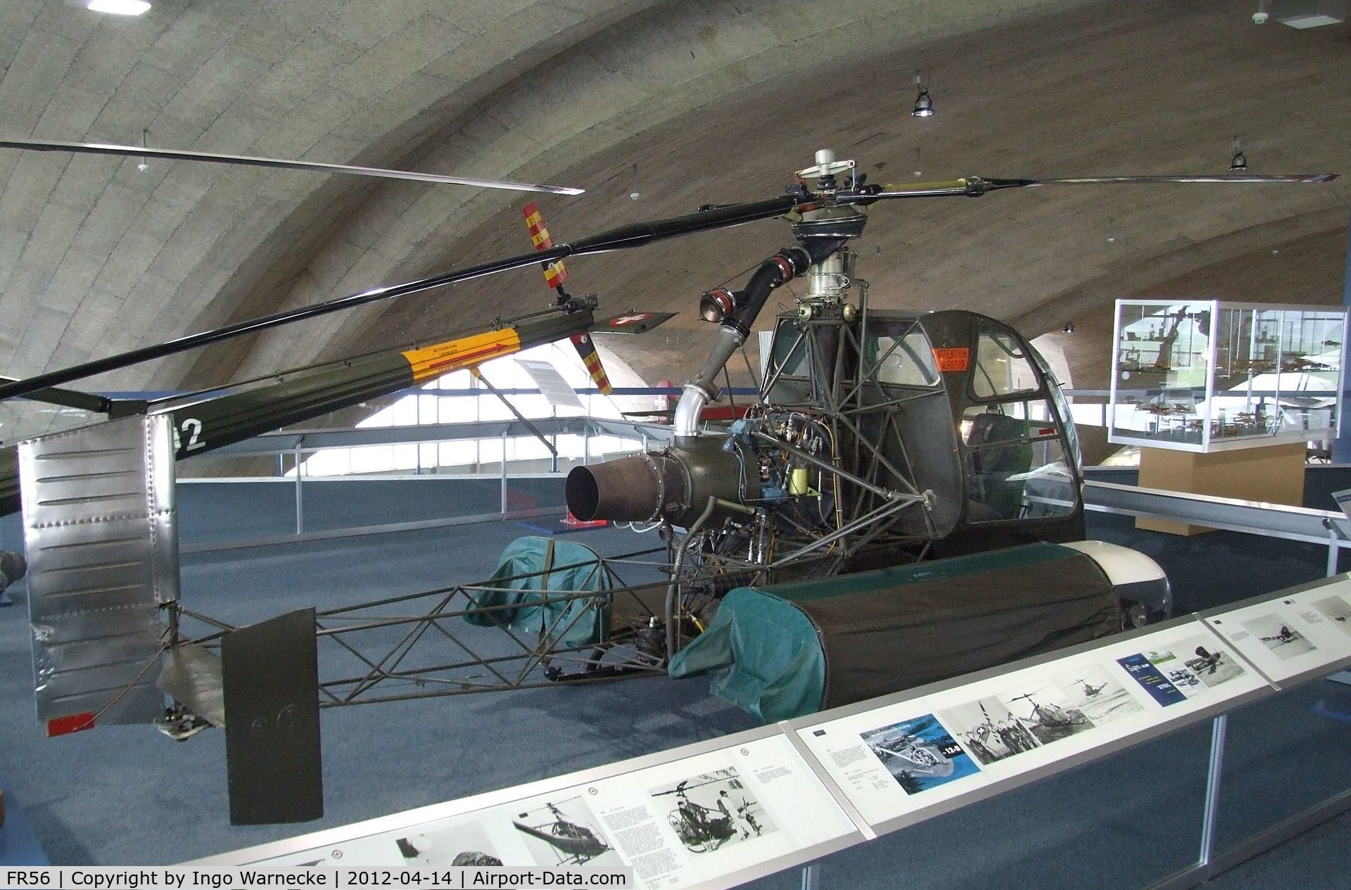 FR56, Sud Ouest SO.1221 Djinn C/N 38/FR56, Sud-Ouest SO.1221 Djinn at the Flieger-Flab-Museum, Dübendorf