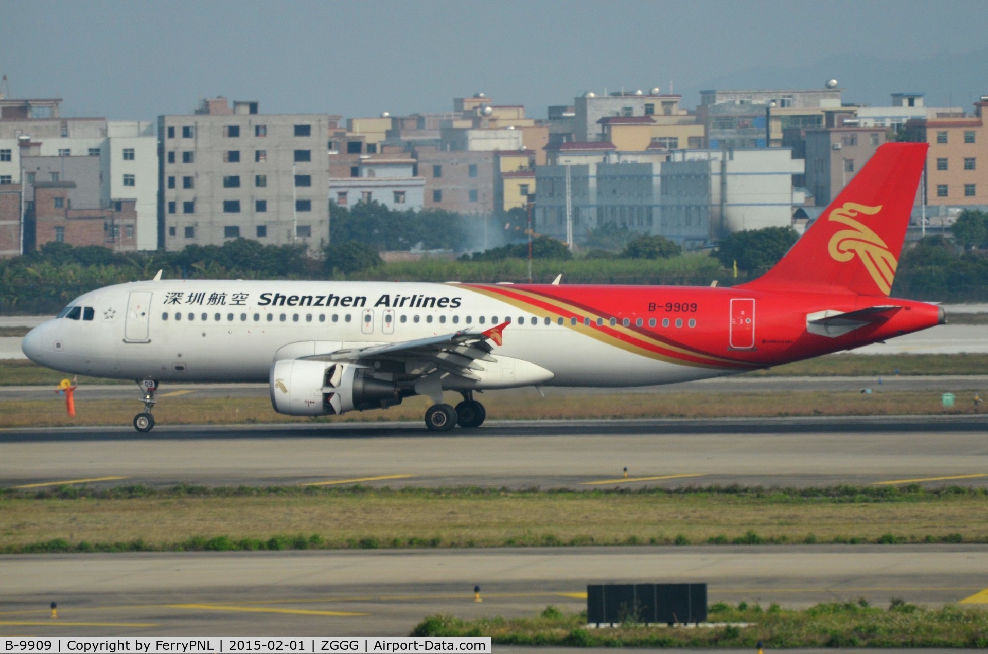 B-9909, 2013 Airbus A320-214 C/N 5521, Arrival of Shenzhen Airlines A320