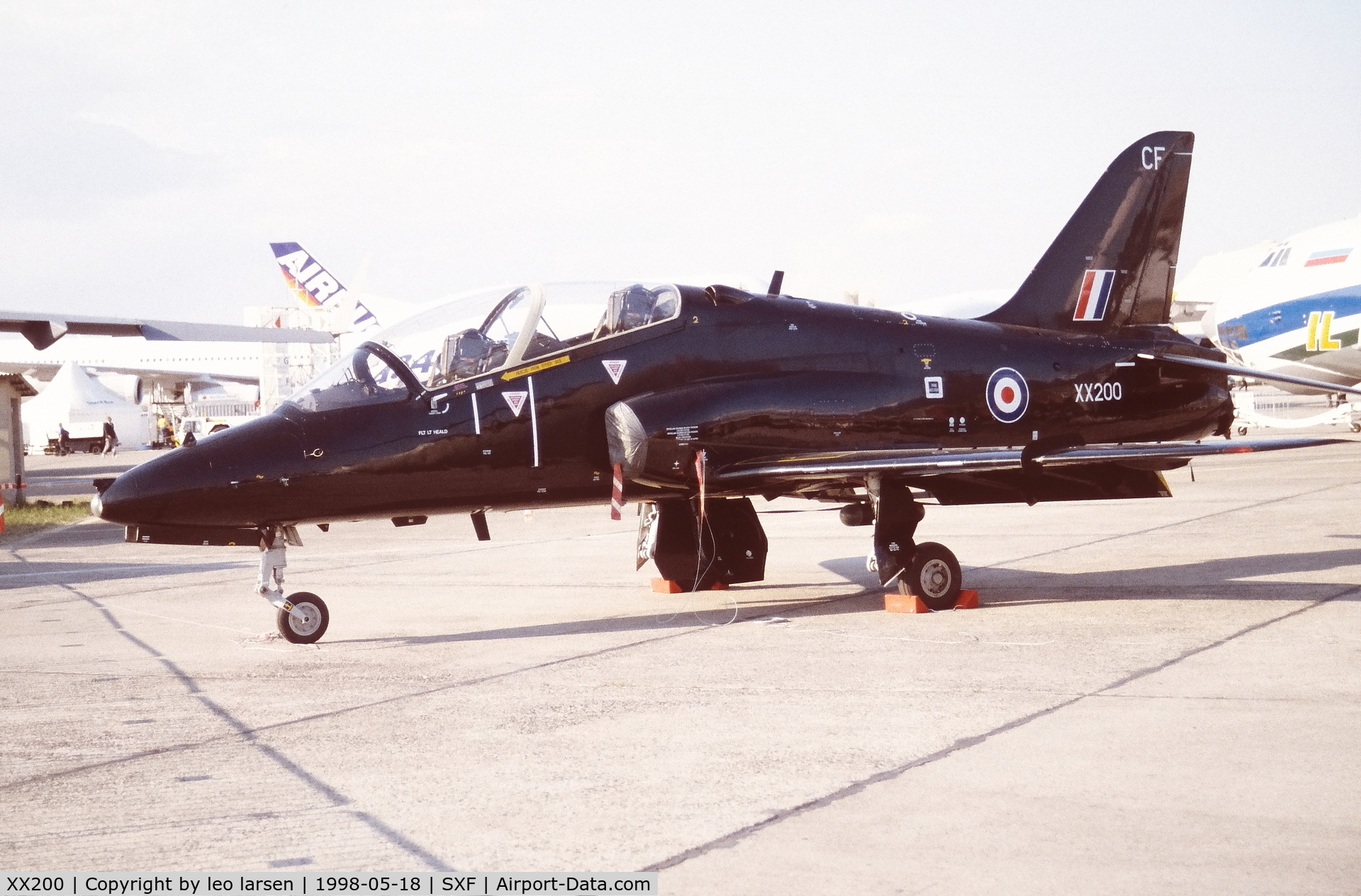 XX200, 1978 Hawker Siddeley Hawk T.1A C/N 047/312047, Berlin Air Show 18.5.1998
